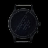 MWC G10EL Black PVD Steel General Service Watch with Sand Coloured Electroluminescent (EL) Backlit Dial