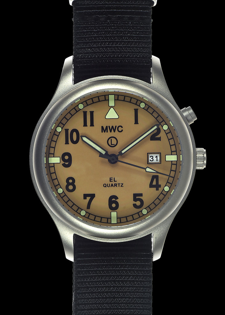 MWC G10EL General Service Watch with Sand Coloured Electroluminescent (EL) Backlit Dial