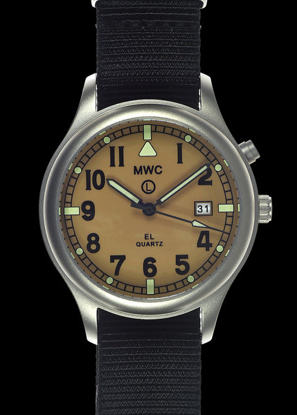 MWC G10EL General Service Watch with Sand Coloured Electroluminescent (EL) Backlit Dial