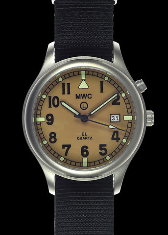 MWC G10EL General Service Watch with Sand Coloured Electroluminescent (EL) Backlit Dial