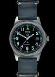 MWC G10LM Stainless Steel Military Watch – Admiralty Grey NATO Strap (Contract Model with Broad Arrow / Pheon)