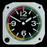 Limited Edition Replica Airspeed Indicator Cockpit / Desk Clock in Aluminium Finish