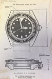 MWC 1999-2001 Pattern Black PVD Quartz Military Divers Watch with Sapphire Crystal and 10 Year Battery Life