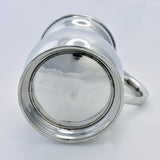 James Yates One Pint 19th Century Pattern Pewter Baluster Tankard - This is an Exact Remake of the original