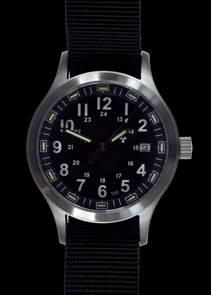 MWC MKIII Stainless Steel MKIII Model with Tritium GTLS Tubes (10 Year Battery Life Quartz Movement)