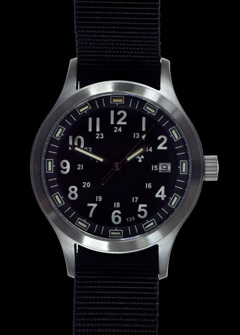 MWC MKIII Stainless Steel MKIII Model with Tritium GTLS Tubes (10 Year Battery Life Quartz Movement)