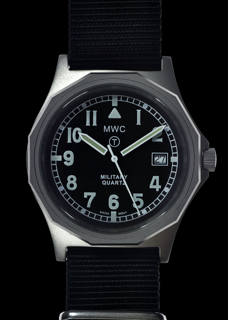 MWC G10 - Remake of the 1999 to 2004 Series Watch in Stainless Steel with Glass Crystal and Battery Hatch