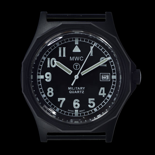 MWC G10 - Remake of the 1999 to 2004 Series Watch in Black PVD Steel with Glass Crystal and Battery Hatch