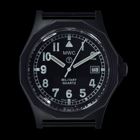 MWC G10 - Remake of the 1999 to 2004 Series Watch in Black PVD Steel with Glass Crystal and Battery Hatch