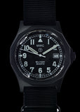 MWC G10 - Remake of the 1999 to 2004 Series Watch in Black PVD Steel with Glass Crystal and Battery Hatch