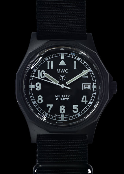 MWC G10 - Remake of the 1999 to 2004 Series Watch in Black PVD Steel with Glass Crystal and Battery Hatch