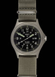 MWC G10 12/24 50m Water Resistant Military Watch with Battery Hatch, Fixed Strap Bars and 60 Month Battery Life
