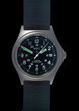 MWC Titanium General Service Watch, 300m Water Resistant, 10 Year Battery Life, Luminova, Sapphire Crystal and 12/24 Dial Format (Date Version)