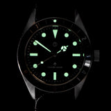 MWC Classic 1960s Pattern Divers Watch with Retro Luminous Paint and a Hybrid Mechanical/Quartz Movement