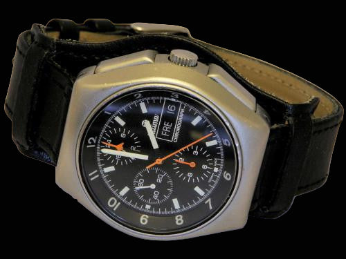 22mm German "Luftwaffe / Bund” Aviators Leather Military Watch Strap
